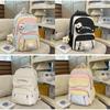 Girl School Backpack College Style Lightweight Nylon With Large Capacity For Teens