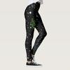Fashion Christmas Print Fitness Sports Hip Lifting High Waist Bottom Pants Women Yoga Pants