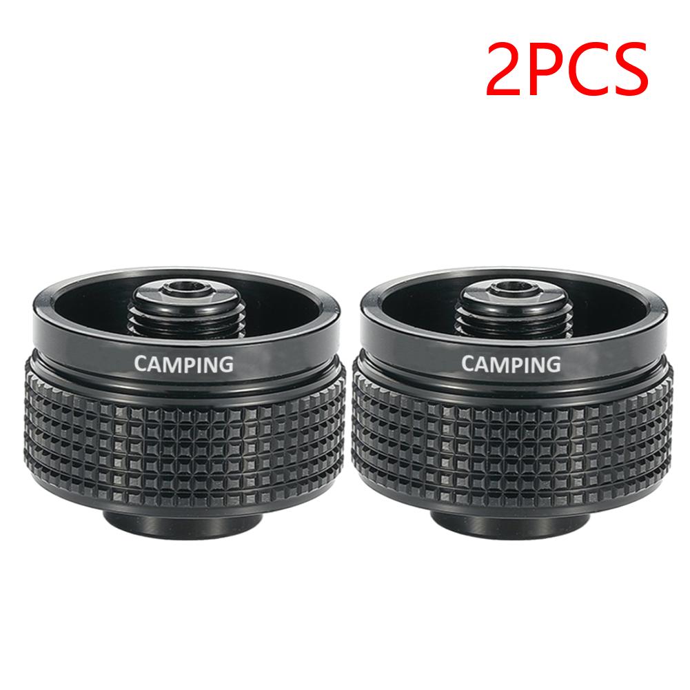 Aluminum Alloy Camping Stove Adapter Portable Stove Propane Adapter Small Gas Tank Adapter for Outdoor Backpack Hiking