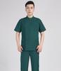 Women's Short Sleeve & Long Sleeve Dark Green Nurse Uniform Set