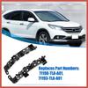 ACROPIX 1 Pair Front Left and Right Bumper Bracket for Honda CR-V 2017-2020 71198-TLA-A01 Plastic Black Car Parts