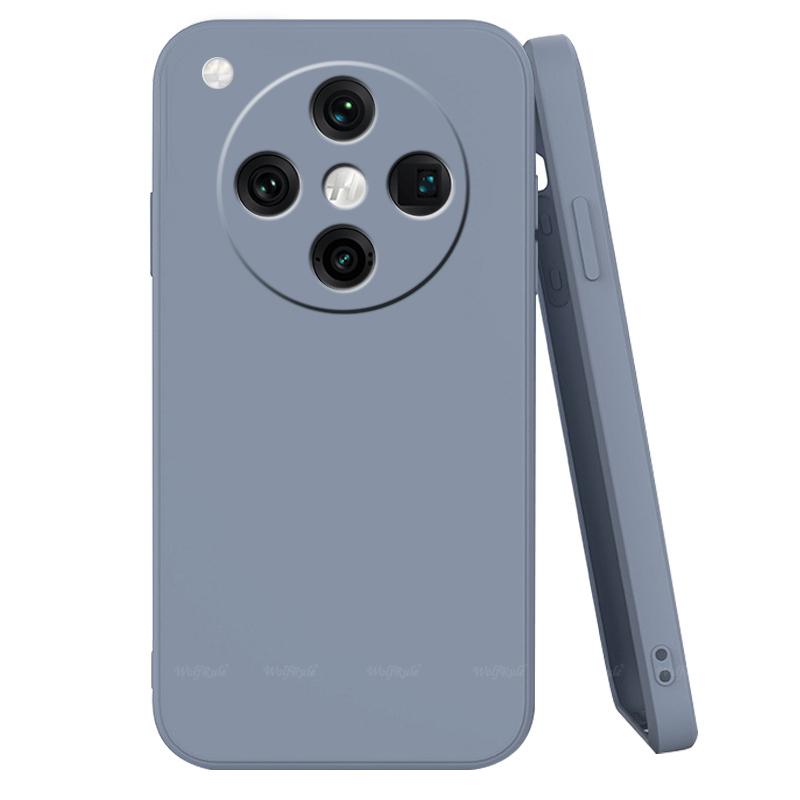 For OPPO Find X8 Case Cover OPPO Find X8 Capas Liquid Silicone Phone Bumper Shockproof Back TPU Soft Cover OPPO Find X8 Fundas