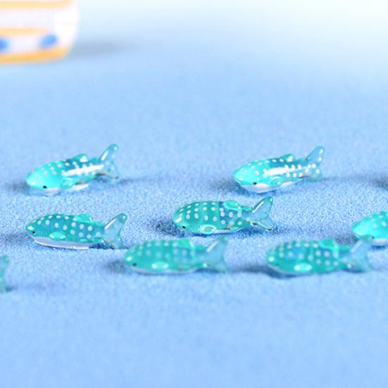 5шт фигурки акул садовый мох микро бонсай украшения пейзаж DIY стол декор — фото 5