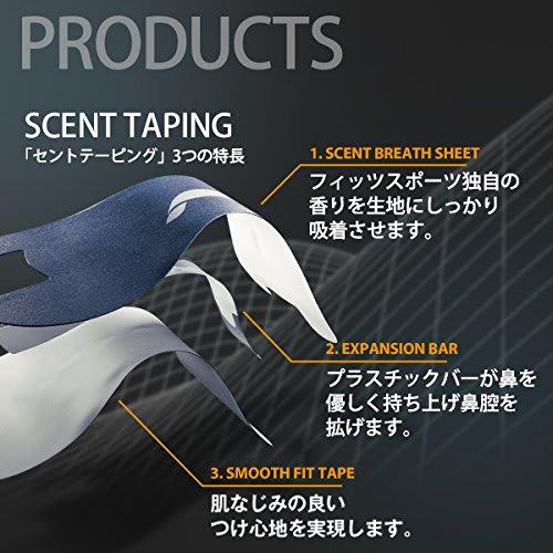 Fitz Sports Scented Nasal Dilator Tape, Extra Relax (Yellow), 10-Pack