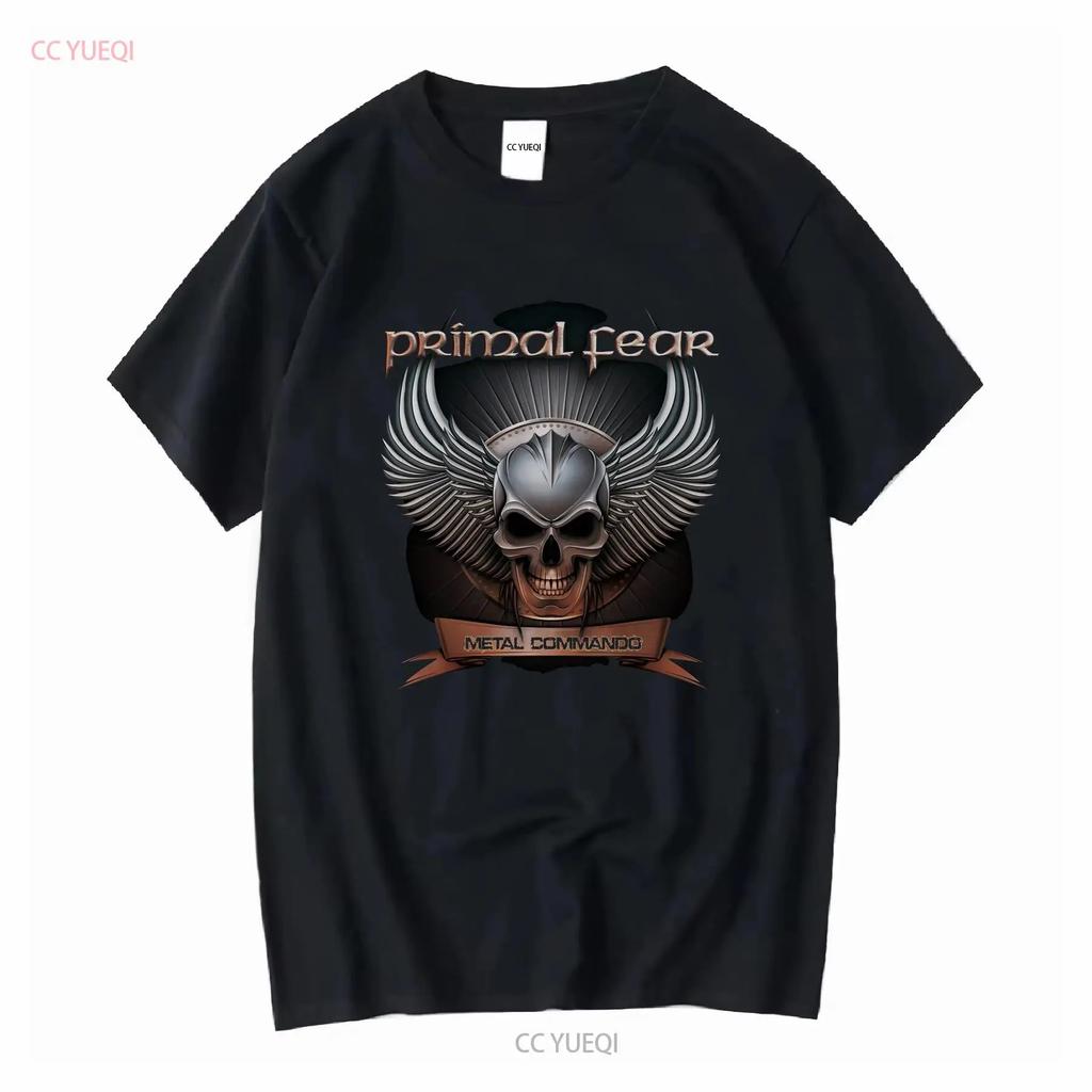 Primal Fear Metal Commando Schweres Band T-Shirt vintage gewaschen Leicht atmungsaktiv Mann Lässig Dehnbar Unisex Bequem