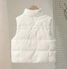 Kids' Padded Corduroy Vest Stand Collar Color Warm Winter for Boys and Girls