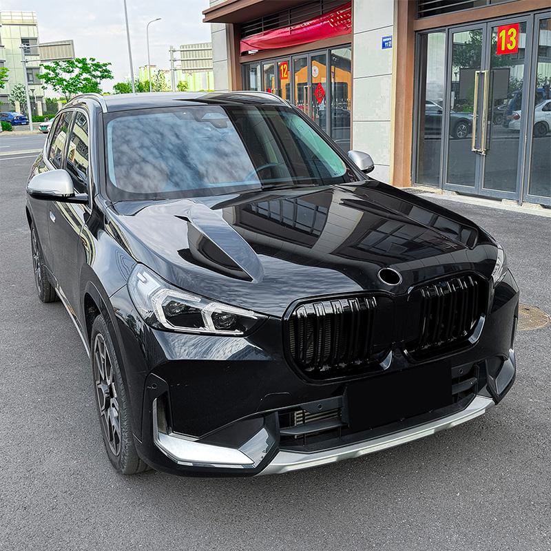 For BMW X1 IX1 U11 2026+ High Quality ABS Single Line & Double Lines Kidney Grille Car Front Bumper Grill Glossy Black