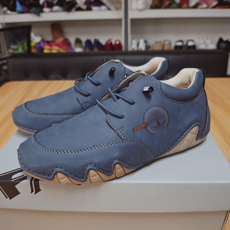 Fashion Casual Sports Shoes Men Cross Training Shoes with Lace Up Design Suitable for Running Tennis Shoes New Promotion Casual Leather