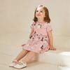 Girls Summer Round Neck Short Sleeve Dress for Toddlers and Kids Princess