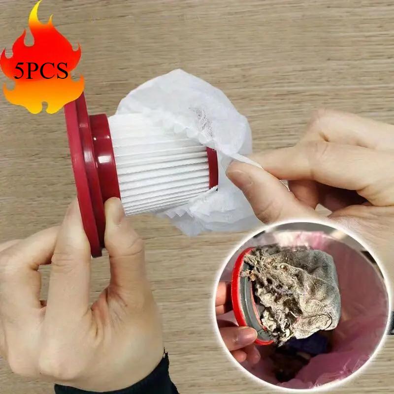 

1/5/10/50/100 шт. Одноразовый фильтрующий элемент для пылесоса, Универсальные фильтрующие аксессуары из нетканого материала для пылесоса 5PCS