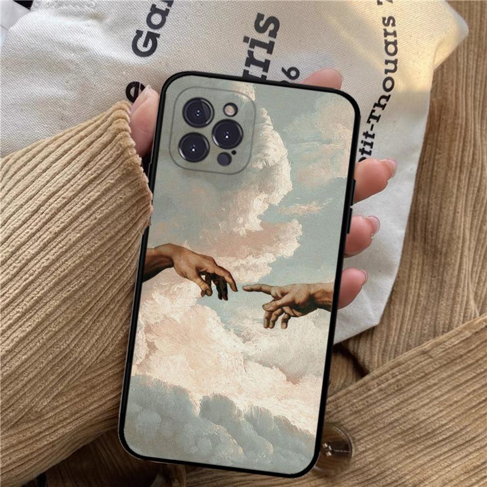 Renaissance art Painting Phone Case For iPhone 15 14 11 12 13 Mini Pro XS Max Cover 6 7 8 Plus X XR SE 2020 Funda Shell