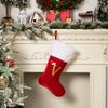 Christmas Home Decoration Red Premium Canary Letter Socks Festive Creative DIY Room Xmas Tree Decoration Christmas Gift Socks