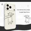 Fidgeting Cat Phone Case For iPhone 17 Air 16 16e 15 14 13 Pro Max Plus Mini Liquid Silicone Soft Cover