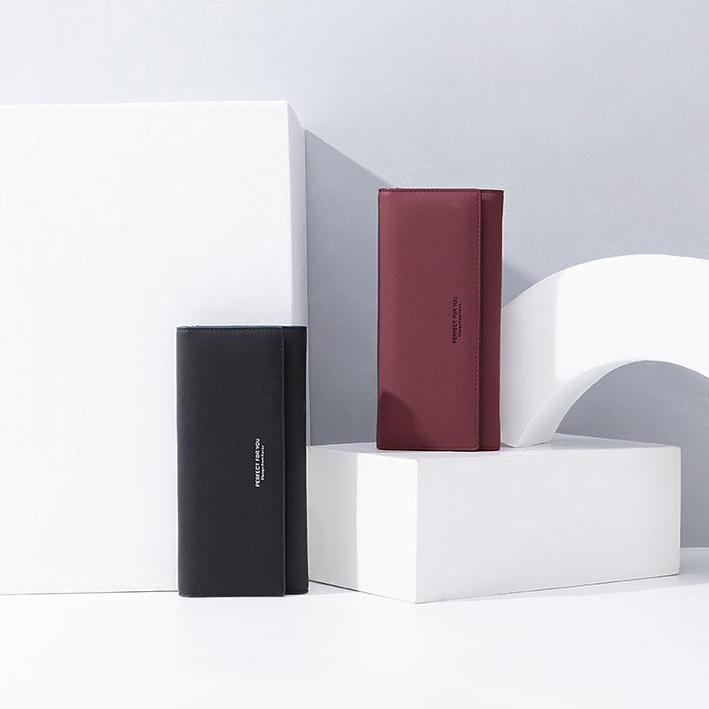 

Women Wallets Korean Fresh Style Long Wallet - Clutch Purse, Coin Pouch & Card Holder 19 * 9 * 3CM жовтий