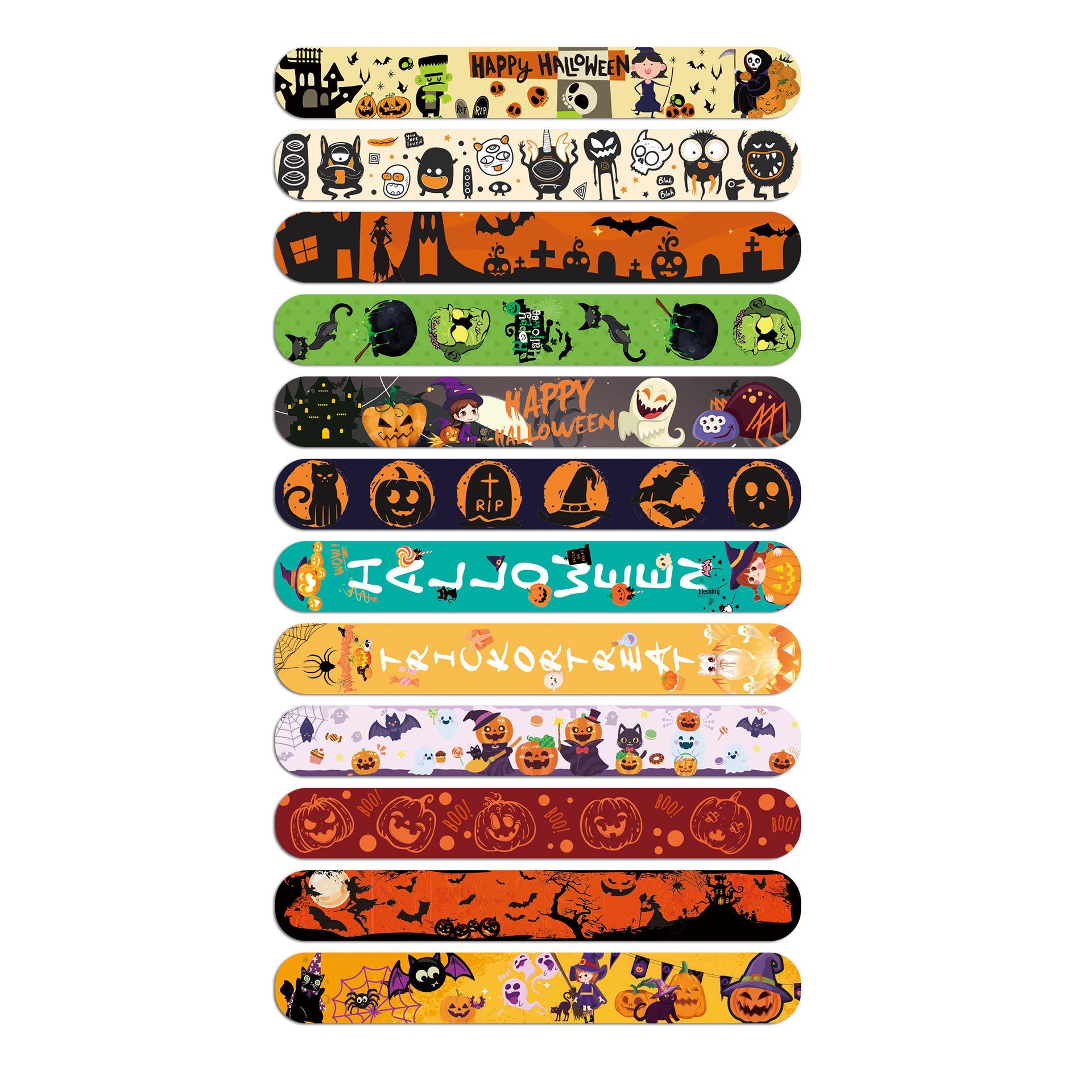 Halloween Scary Snap Bracelet: Gloomy Party Toy  Festival Decoration