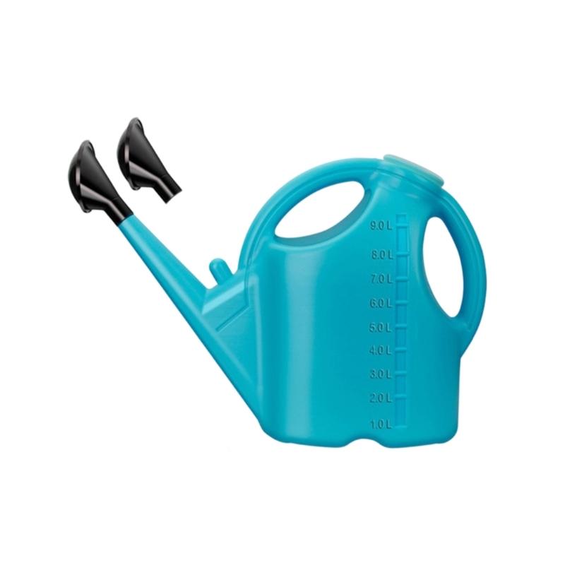 Large Capacity Plastic Plant Watering Can With Adjustable Nozzle for Outdoor Cleaning And Horticulture