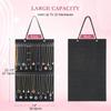 Wall Jewelry Holder Wall Bracelet Holder Necklace Organizer 32 Hooks Display Over Door Necklace Hanger Hanging Necklaces Holder