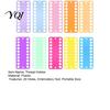 Plastic Thread Winding Board 10Pcs Board, 10 Colors Embroidery Floss Organizer, Cross Bobbins Stitch Holder Bobbin for DIY Sewing Colorful Organizer