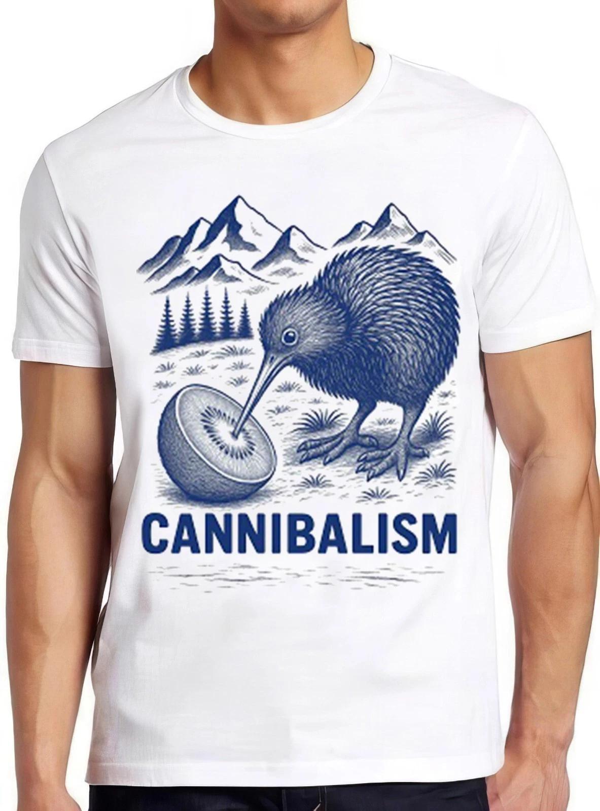 Kiwi Bird Cannibal Cannibalism New Zealand Fruit Farm Gift Tee T Shirt 2641 M