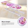 HisiLucky Mini Ironing Board Tabletop Portable Collar Ironing Board with Folding Legs for Household Dormitory Laundry Rooms, Pink