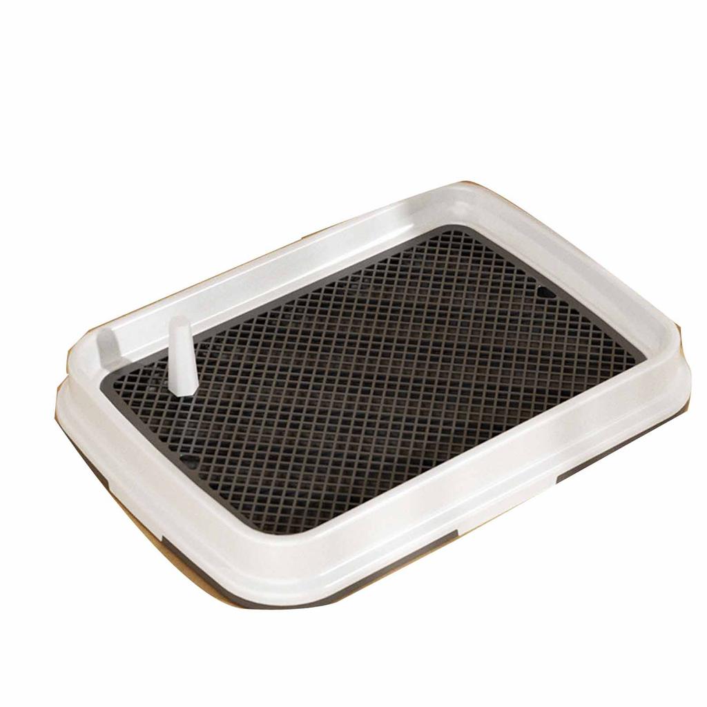 Toaleta dla szczeniąt małych psów, Miska z wysokimi barierami na mocz dla psów, Wewnętrzna kuweta dla zwierząt, Łatwe do czyszczenia akcesoria do usuwania psich odchodów