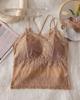 2026 Women's Lace Backless Camisole Bra Top - Soft, Wire-Free with Chest Pads, Ideal for Summer
