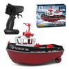New RC Boat 2.4G Powerful Dual Motor Long Distance Wireless Power Remote Control Tugboat Model Suitable for Boys Gift Children's Toys
