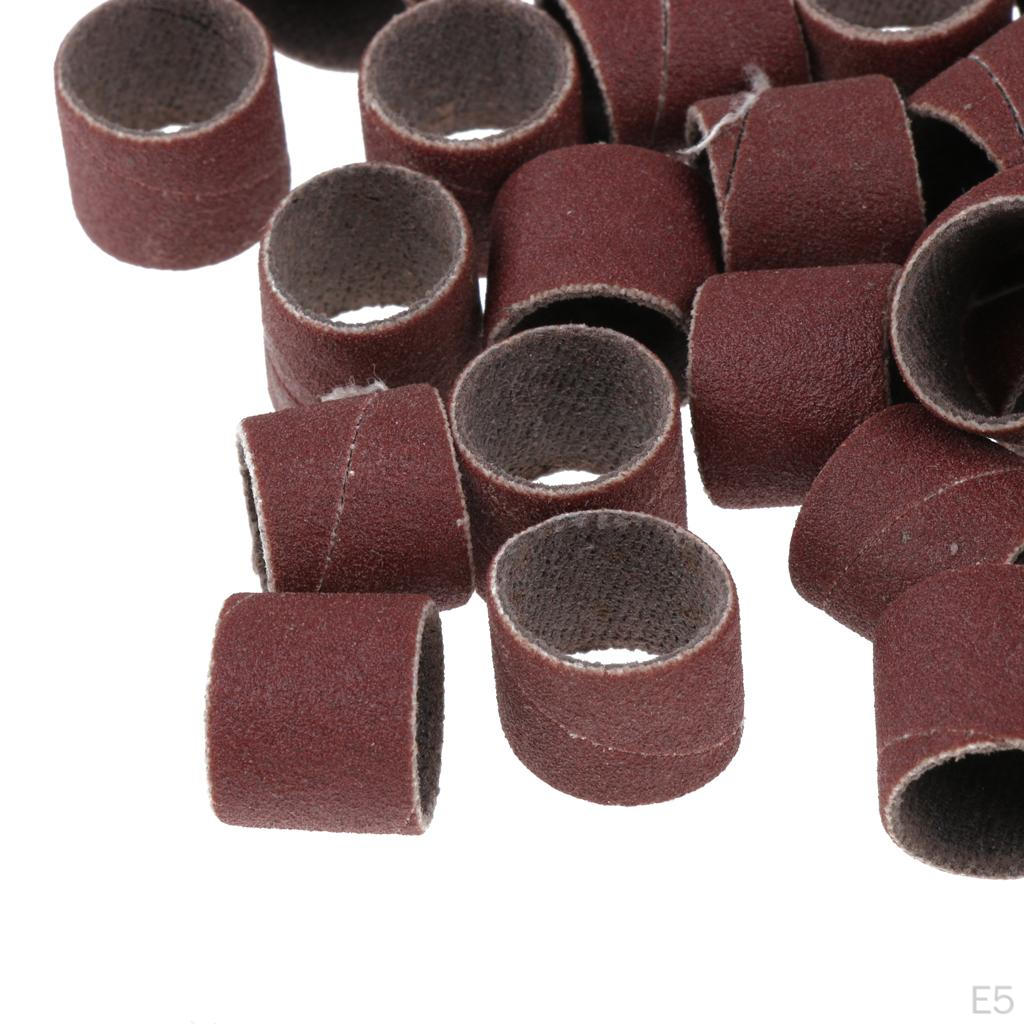100 Pieces Sanding Drums Sanding Bands Sleeves For Rotary Tools