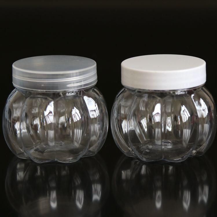 55-Piece Pumpkin-Shaped Plastic Bottles for Slime and Colored Clay