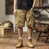 Sommer neue Arbeitskleidung Shorts Herrenhose lässige lockere Herrenhose japanische Retro Herrenkleidung Mehrzweck-Taschen Arbeitskleidung Shorts