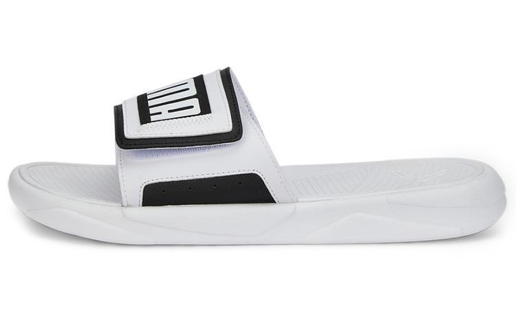 PUMA Royalcat Rubber Sole Slide Slippers Unisex White Black 386712-02 39