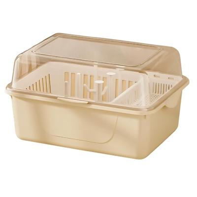 DIZLAS Baby Bottle Rack with Storage Baby Bottle and Bottle Large Capacity Lid, Case, Stand, Drying, Sanitizing, Sterilizing, Drainer, Portable,