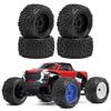4 Pieces 1/18 RC Car Wheels and Tires Accessories Sturdy High Parts Replacement Part for