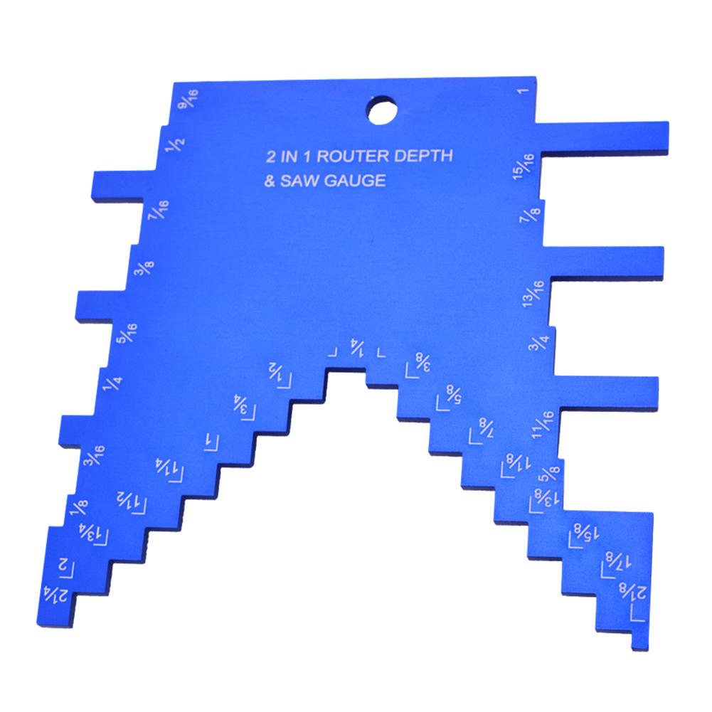 Buy 2 In 1 Engraving Machine Circular Saw Gauge Measuring Ruler