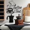 Simple Pen Black Coffee Cup Slogan Living Room Home Background Wall Decoration Wall Stickers