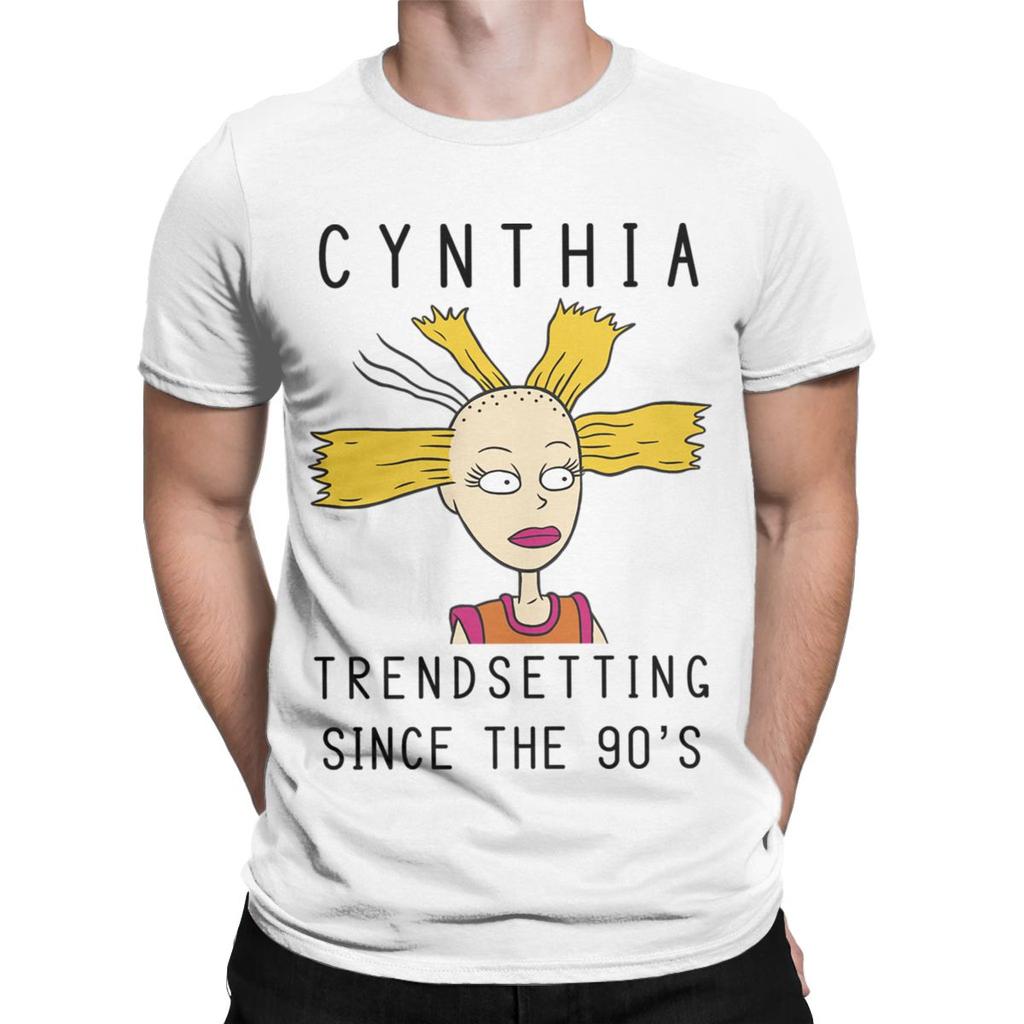 Trendsetter Cynthia Rugrat T Shirts Men's Pure Cotton Novelty T-Shirts Crewneck Tees Short Sleeve Clothing Birthday Present
