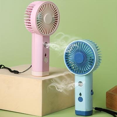 Portable Air Conditioner, MiNi USB Evaporative Air Conditioner Fan,Cooling Air Humidification Spray Fan Silent Water Cooling Fan