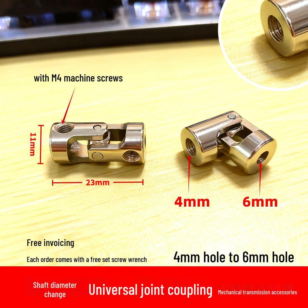 Metal Universal Joint Cross Coupling 2345-6810mm for Steering Gear Motor