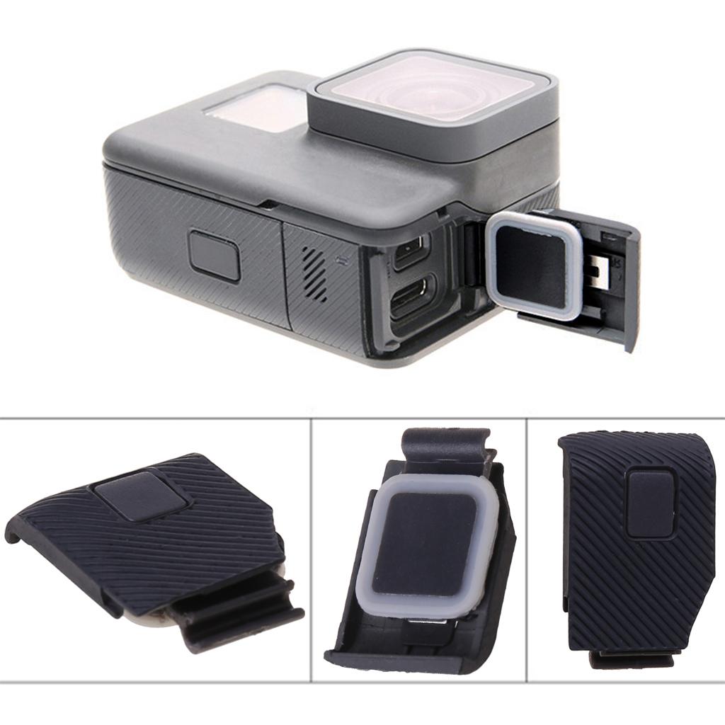 Replacement Side Door for 8 Black Battery Cover Removable Type-C USB Charging Port Adapter Repair Parts