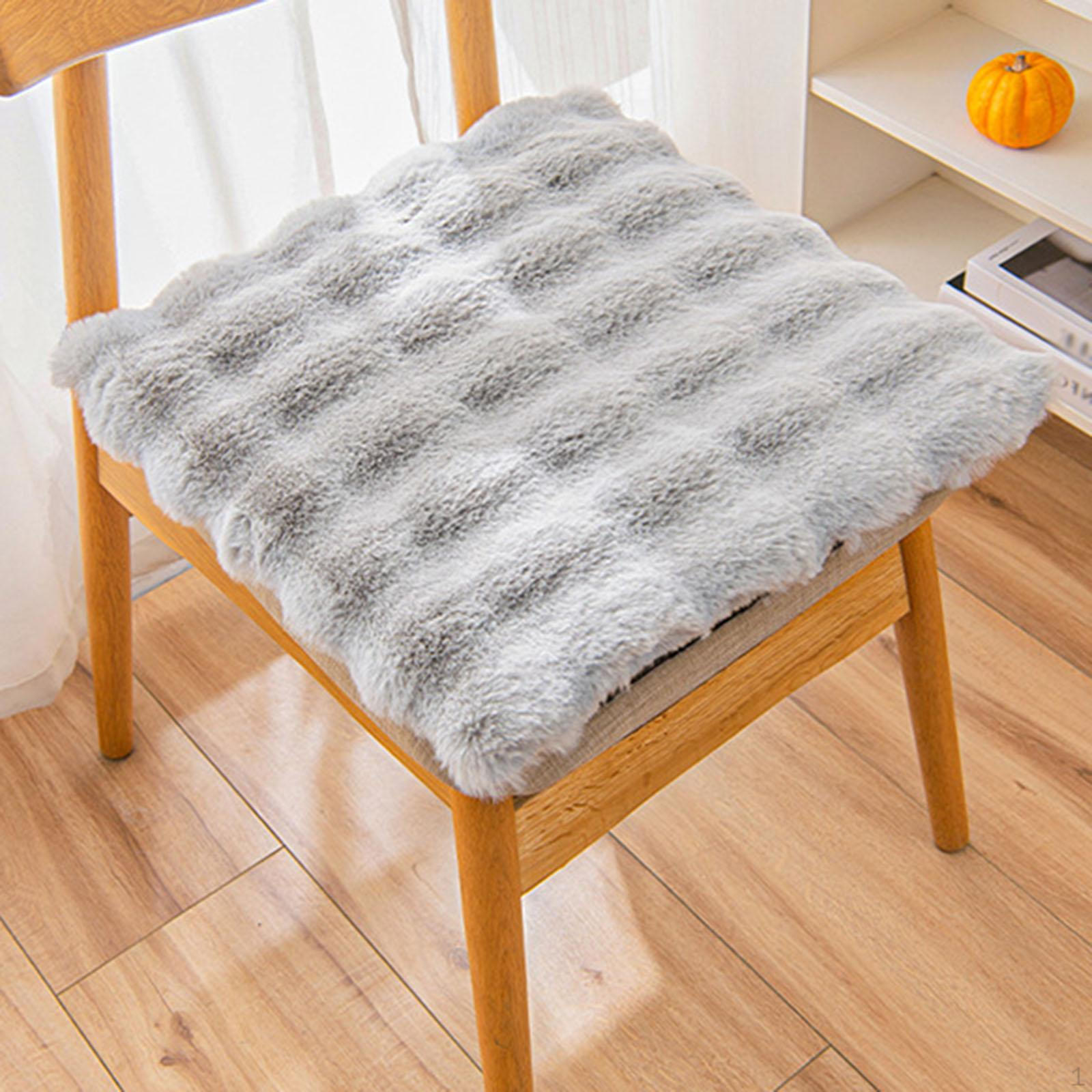 Chair Pad Anti Slip Thickness Washable Comfort Dining Seat for Bedroom Light Grey 1199₽