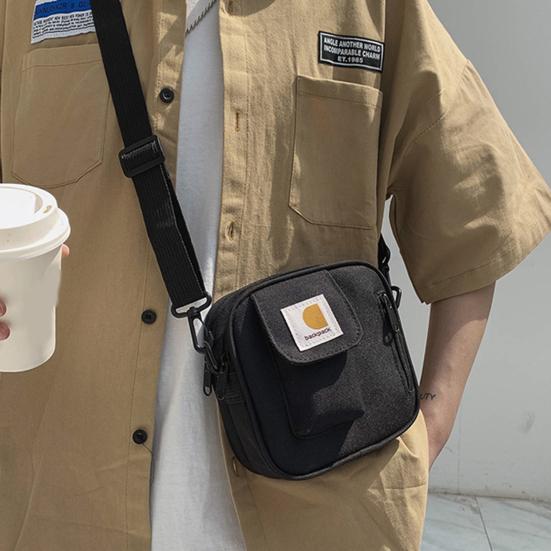 Borsa a tracolla Multiuso Piccola Regolabile Tracolla Antipolvere Chiusura con cerniera Portaoggetti Tessuto Oxford Uomo Donna Borsa a tracolla Porta telefono