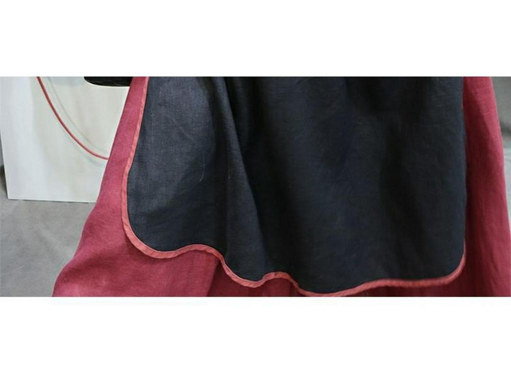 Embroidered Cotton Linen Cheongsam: Mid-Length Ethnic Summer Dress