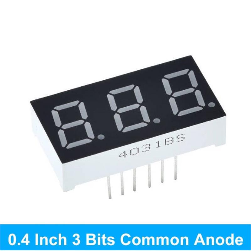 

0.4-inch High Brightness Red LED Display Tube Clock with 2/3/4 Digits, Common Cathode/Anode.