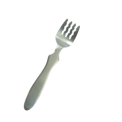 [Official] OGISO Hygienic and Easy-to-Grip Fork! Lightweight fork for a firm grip and easy eating experience. [Flat Type] Edison Mama Collaboration Al