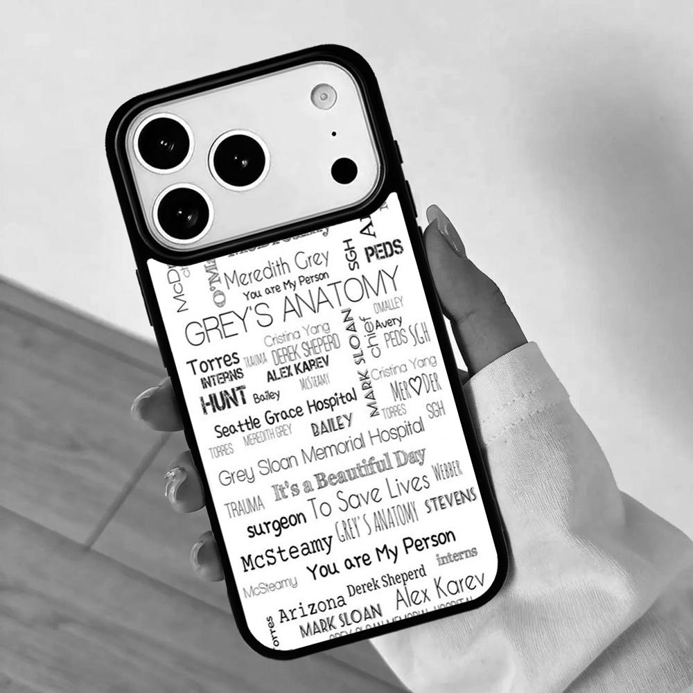 Grays Anatomy You are my person Mobile Phone Case for IPhone 17 AIR 16pro Max 15 14 13 12 11 Bumper Cover iPhone 13 mini