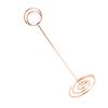 20pcs Table Number Holder Round Table Stand Wedding Card Stand Paper Favor Clip