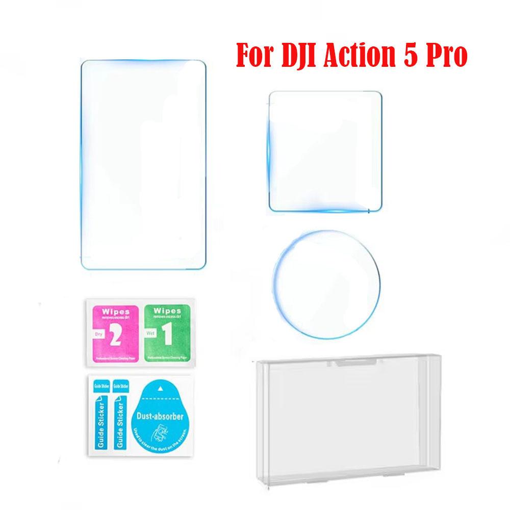 

Закаленное стекло для DJI Action 5 Pro Защитная пленка для объектива HD-экрана Закаленное стекло для DJI Osmo Action 5 Pro Аксессуары