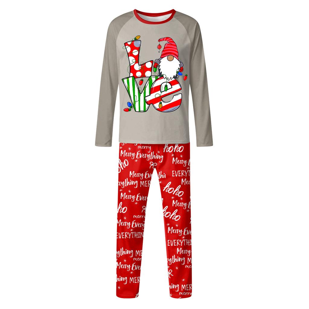 Passende Familiensets, Pyjamas, Loungewear-Outfits, passende Langarmoberteile und Hosen für die Familie