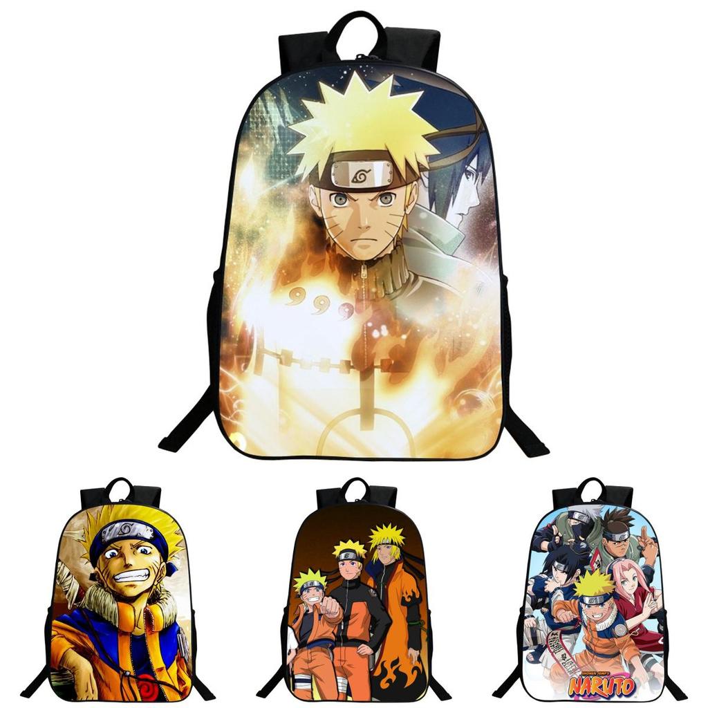 Fashionable Naruto Kakashi Backpack Featuring Smooth Zipper And Easy-to-clean Material