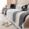 Geometric Non-Slip Sofa Cover: Light Luxury, Four Seasons Protection